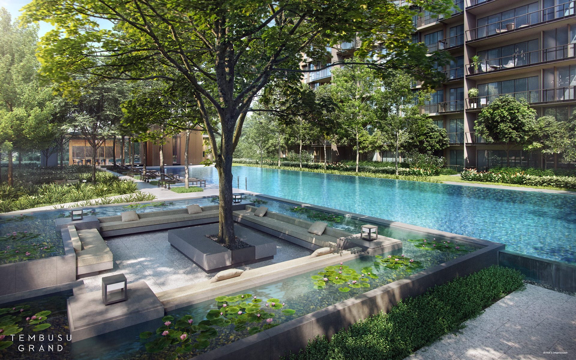 Tembusu Grand Water Lily Courtyard Tembusu Grand Water Lily Courtyard